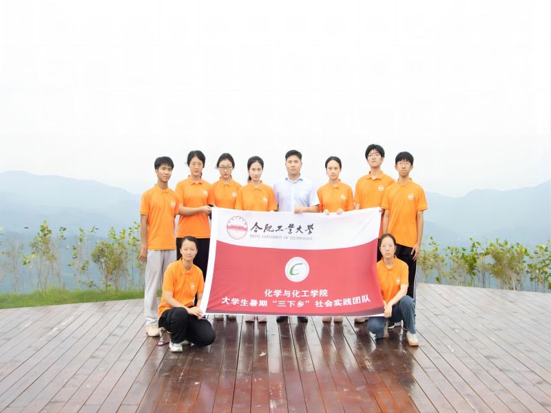 圖5 走訪廬南川藏線時團隊成員同農(nóng)行團支書合影